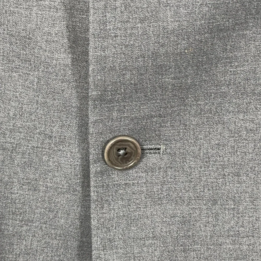 Loro Piana Super 130s Wool 3 Button Blazer Stefano Genovese 44‎ LN Grey Italy
